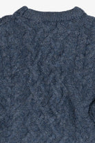 Vintage Aran Crafts Blue Irish Fisherman Sweater (1990s)