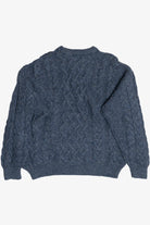 Vintage Aran Crafts Blue Irish Fisherman Sweater (1990s)