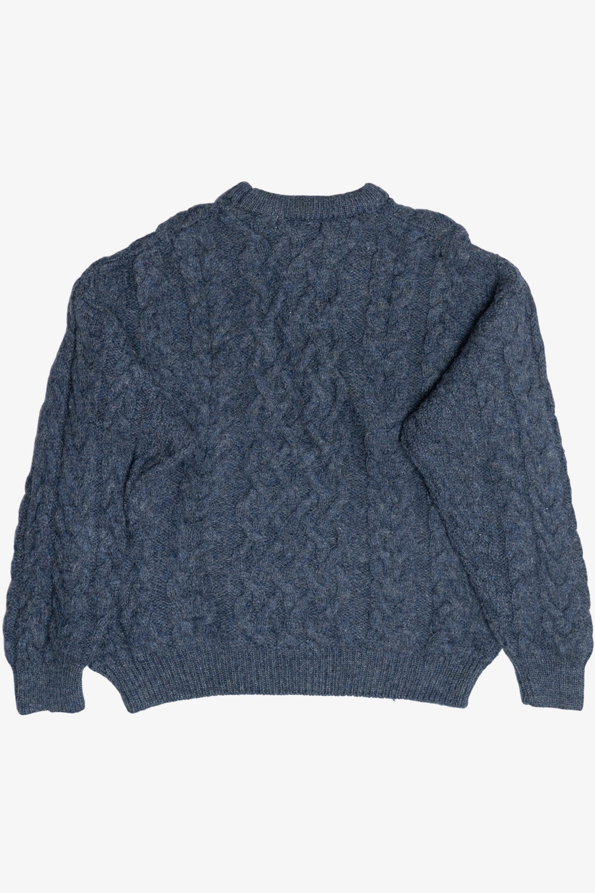 Vintage Aran Crafts Blue Irish Fisherman Sweater (1990s)
