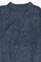 Vintage Aran Crafts Blue Irish Fisherman Sweater (1990s)
