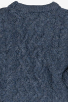 Vintage Aran Crafts Blue Irish Fisherman Sweater (1990s)