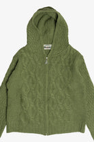 Vintage Aran Crafts Full Zip Irish Fisherman Sweater (1990s)