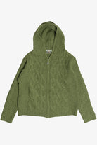 Vintage Aran Crafts Full Zip Irish Fisherman Sweater (1990s)