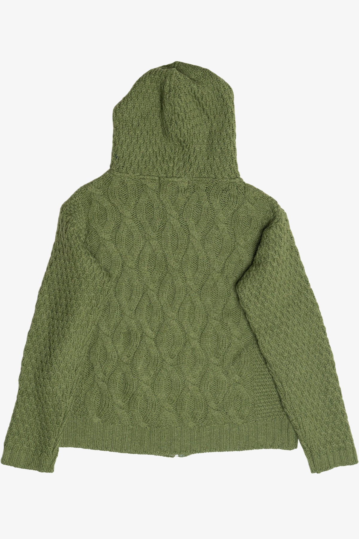 Vintage Aran Crafts Full Zip Irish Fisherman Sweater (1990s)