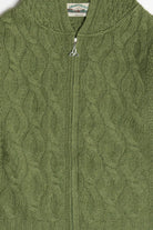 Vintage Aran Crafts Full Zip Irish Fisherman Sweater (1990s)