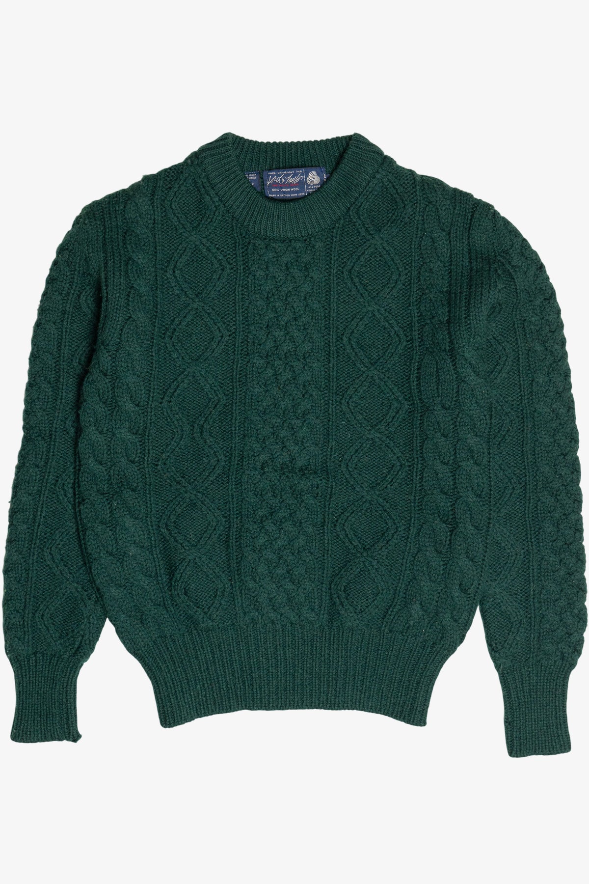 Vintage Lord & Taylor Fisherman Sweater (1980s)
