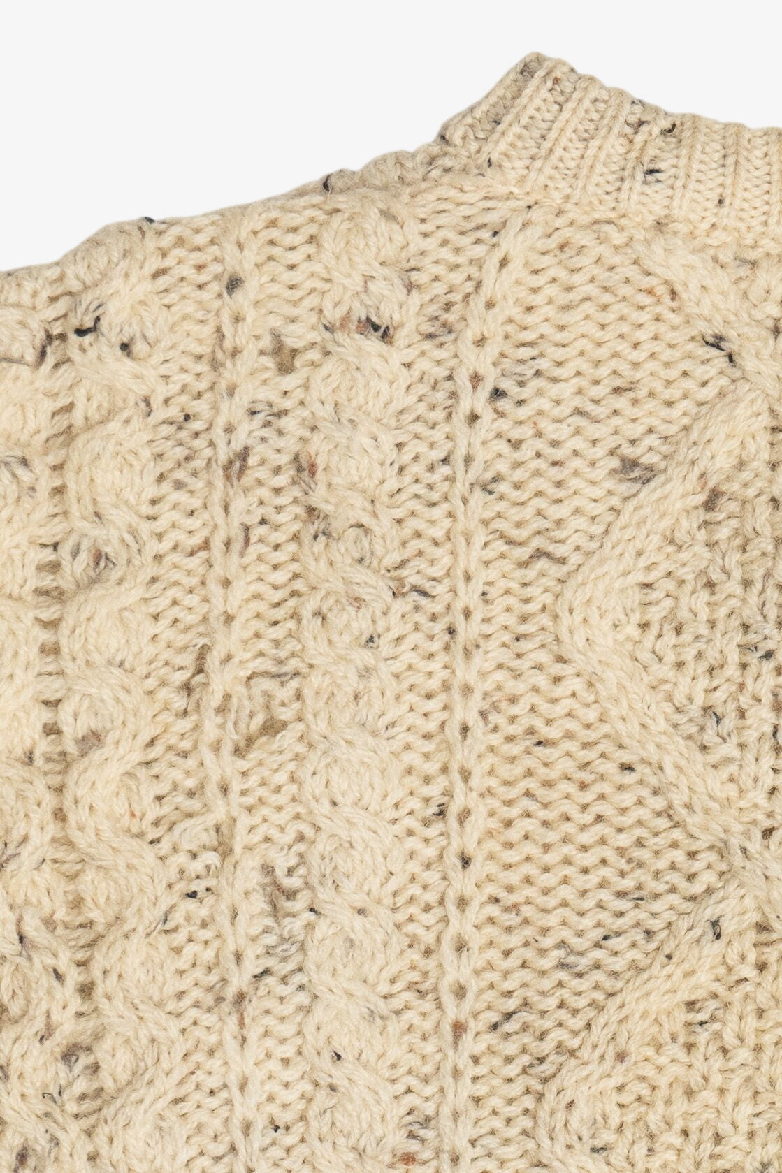 Vintage Oak Tree Originals Fisherman Cardigan Sweater (1990s)