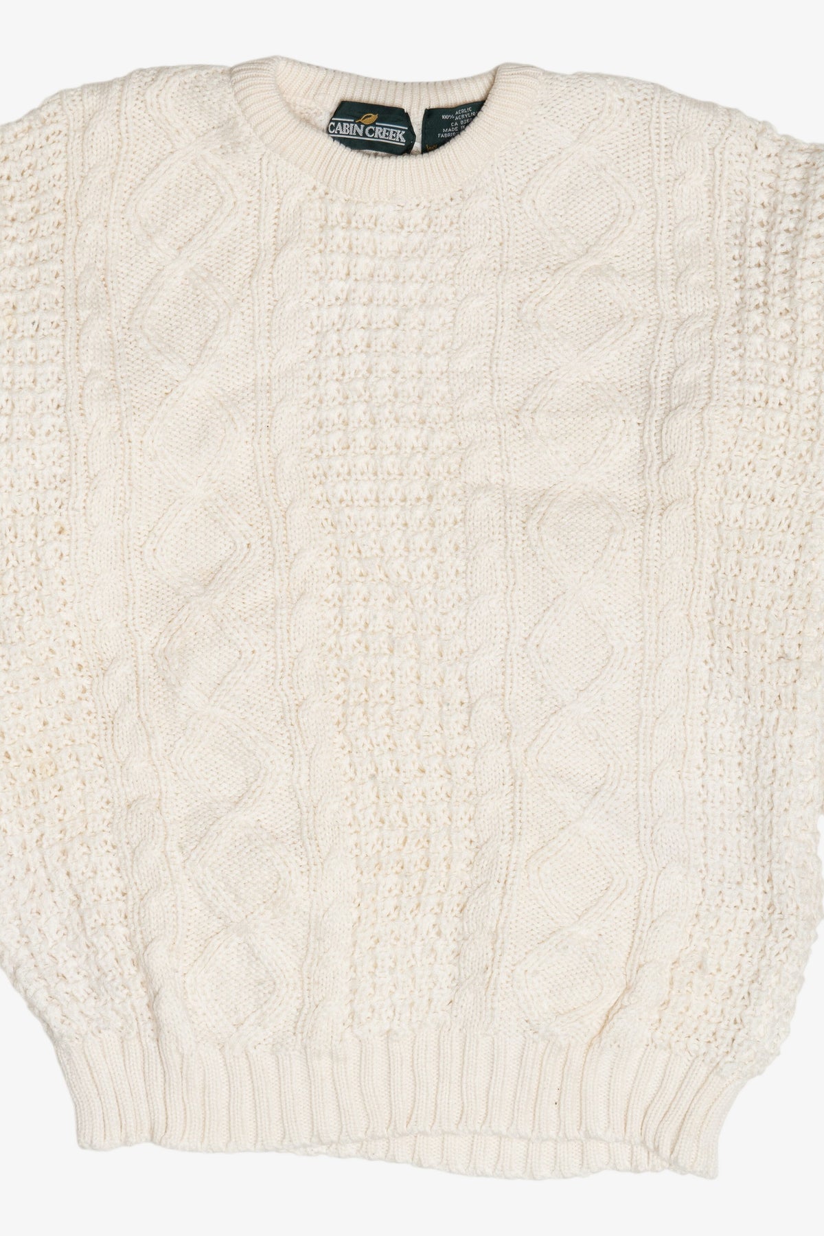 Vintage Cabin Creek Soft Fisherman Sweater (1990s)