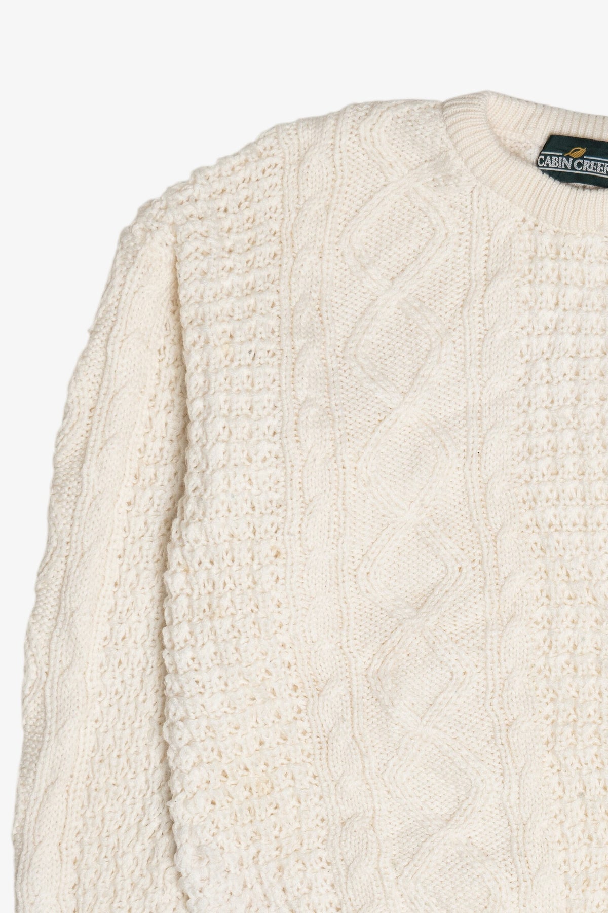 Vintage Cabin Creek Soft Fisherman Sweater (1990s)