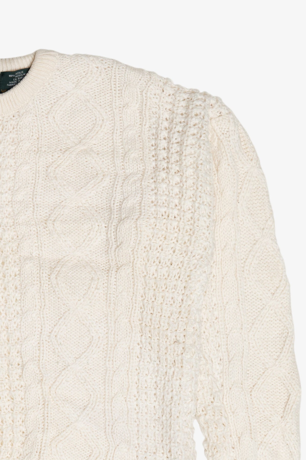 Vintage Cabin Creek Soft Fisherman Sweater (1990s)