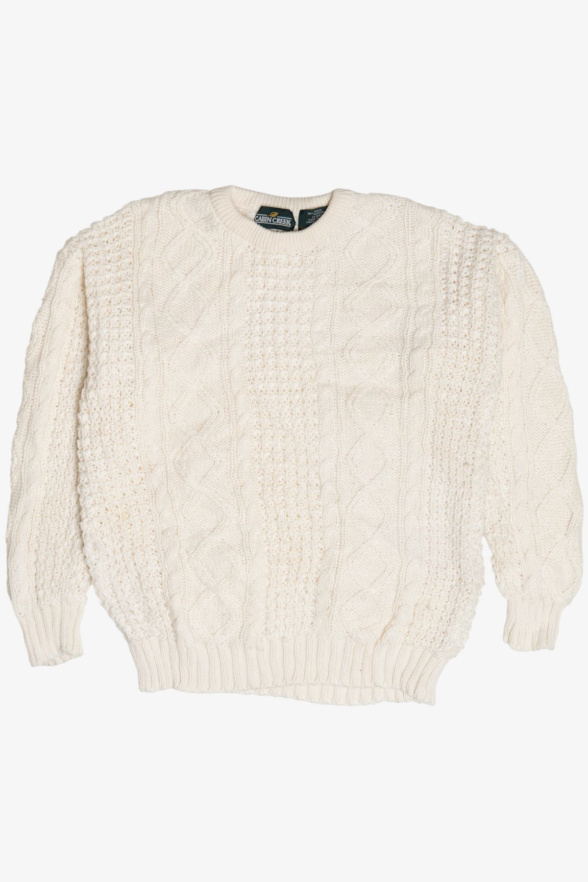 Vintage Cabin Creek Soft Fisherman Sweater (1990s)