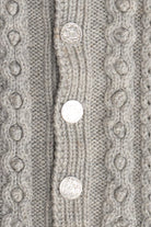 Vintage Cable Knit Cardigan Fisherman Sweater (1980s)