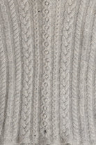Vintage Cable Knit Cardigan Fisherman Sweater (1980s)