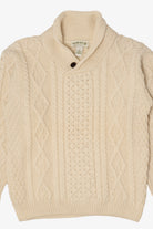 Vintage Ivory Orvis Irish Fisherman Sweater (1990s)