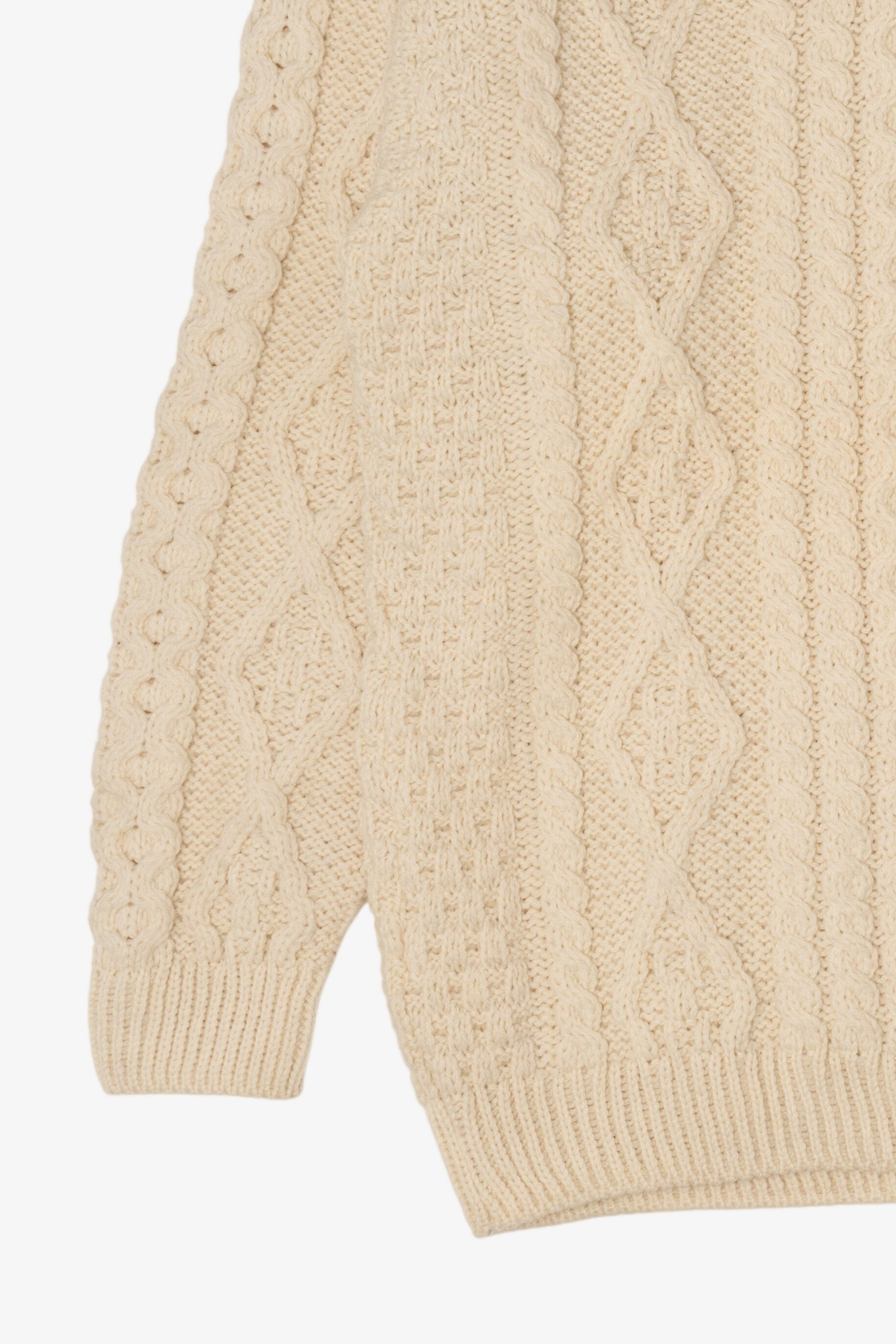 Vintage Ivory Orvis Irish Fisherman Sweater (1990s)
