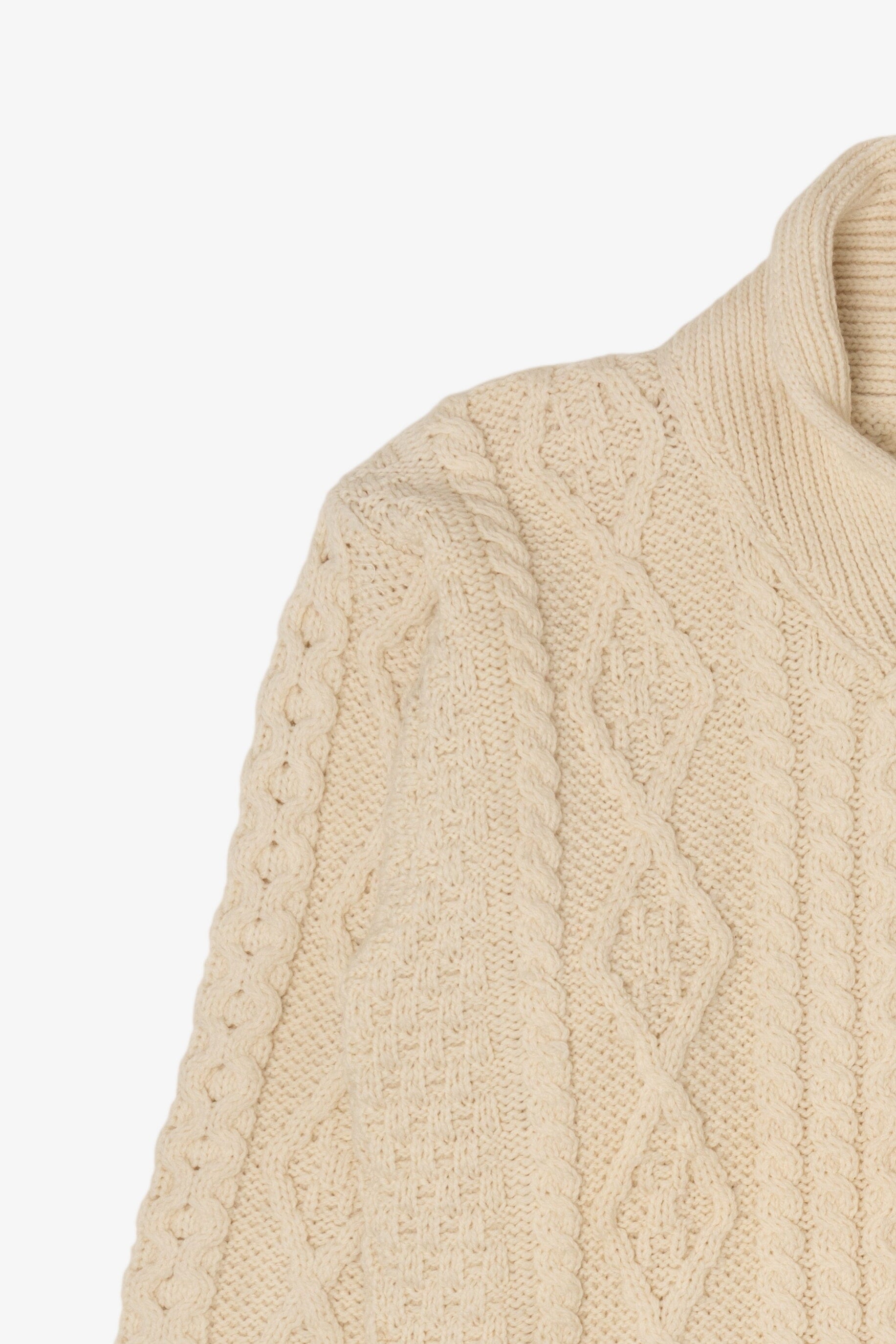 Vintage Ivory Orvis Irish Fisherman Sweater (1990s)