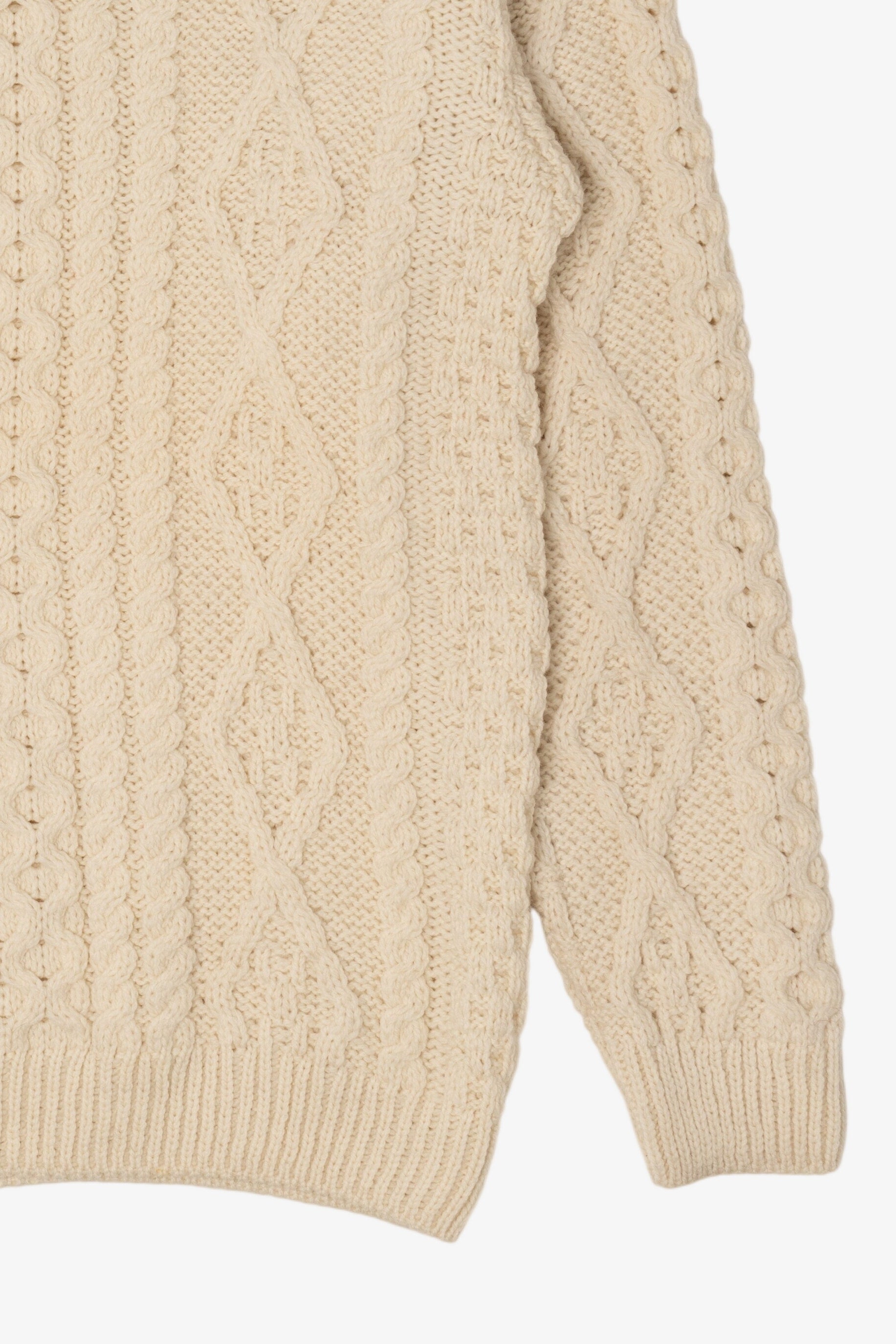 Vintage Ivory Orvis Irish Fisherman Sweater (1990s)
