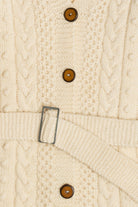 Vintage Fisherman Belted Cardigan Sweater (1980s)