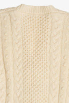 Vintage Fisherman Belted Cardigan Sweater (1980s)