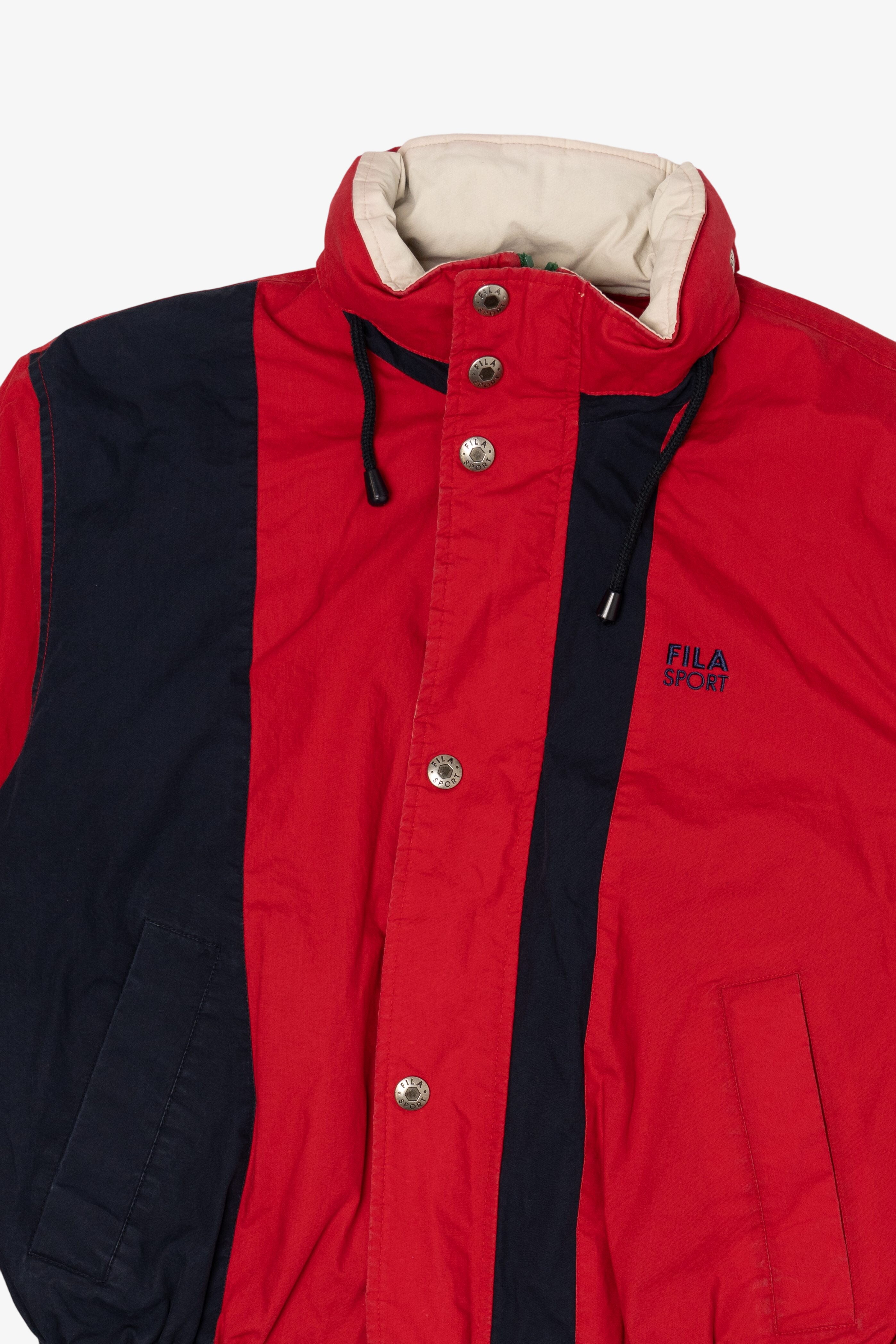 Vintage Red FILA Color Block Jacket (1990s)