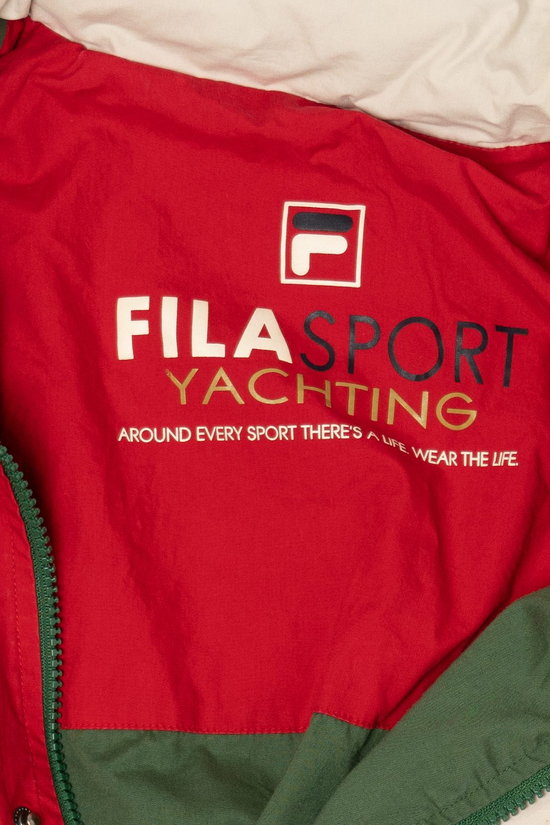 Vintage Red FILA Color Block Jacket (1990s)