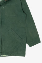 Vintage Dark Green Faded Glory Plaid Lined Jacket (1990s)