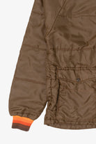 Vintage Brown Swingster Quilted Bomber Jacket (1970s)