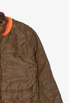 Vintage Brown Swingster Quilted Bomber Jacket (1970s)