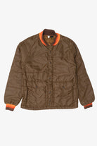 Vintage Brown Swingster Quilted Bomber Jacket (1970s)