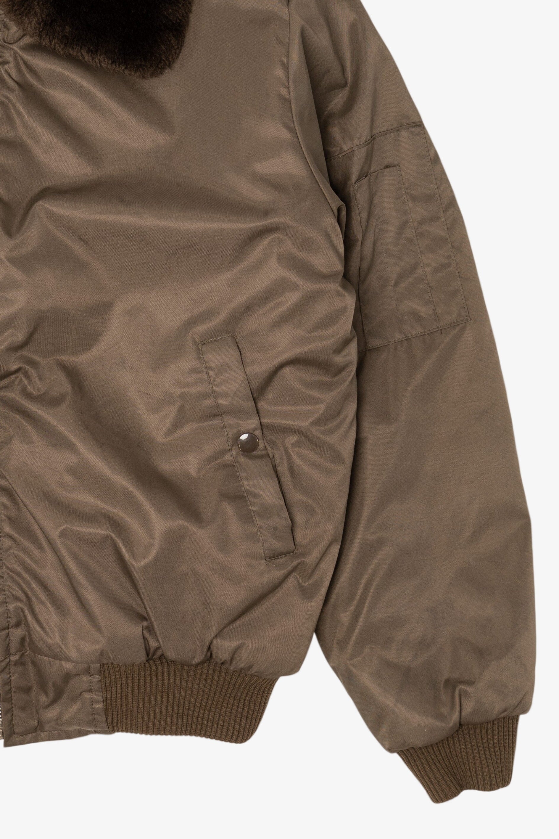Vintage Brown Sears Work Leisure Bomber Jacket (1970s)
