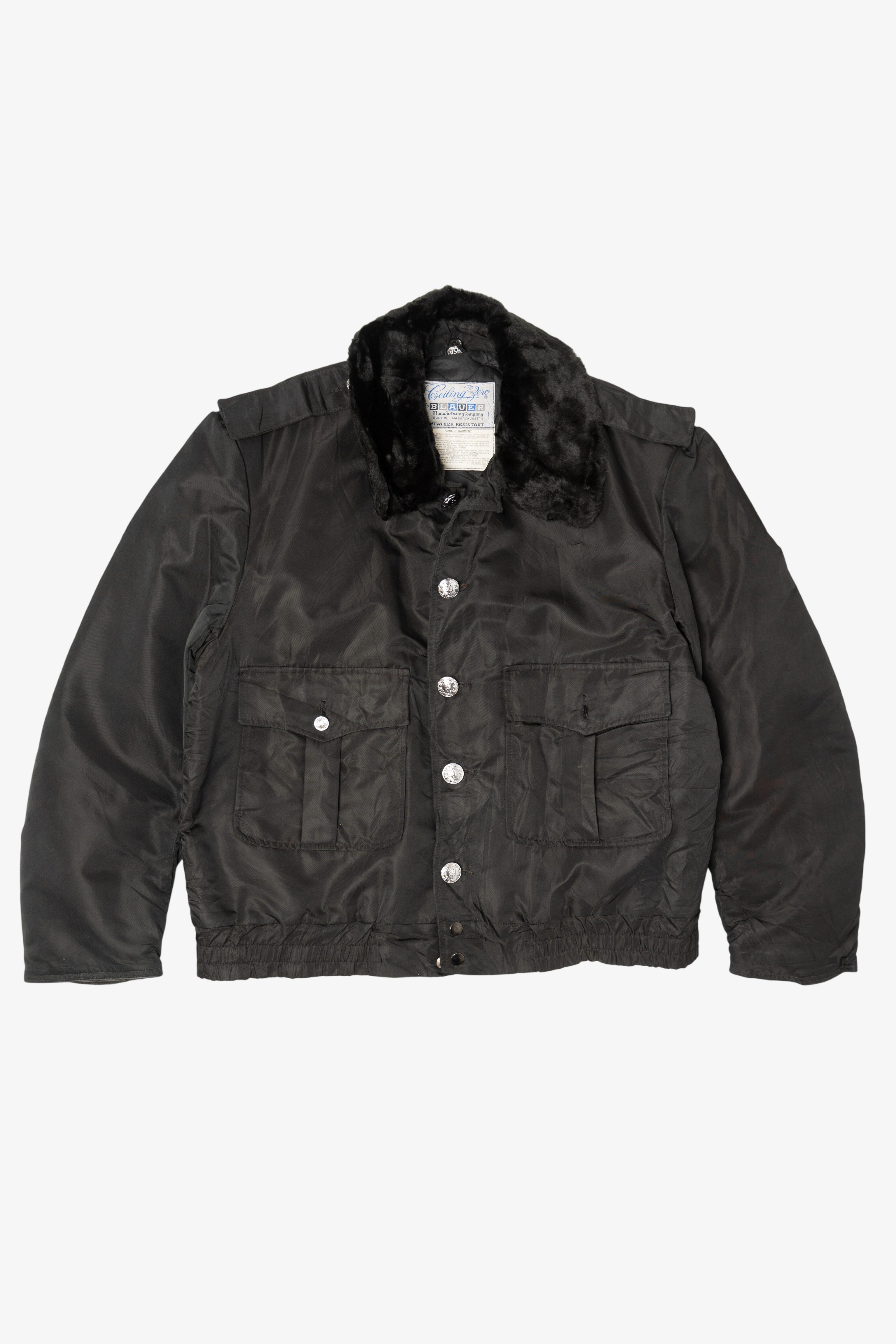 Vintage Black Ceiling Zero Blauer Workwear Bomber Jacket (1970s)