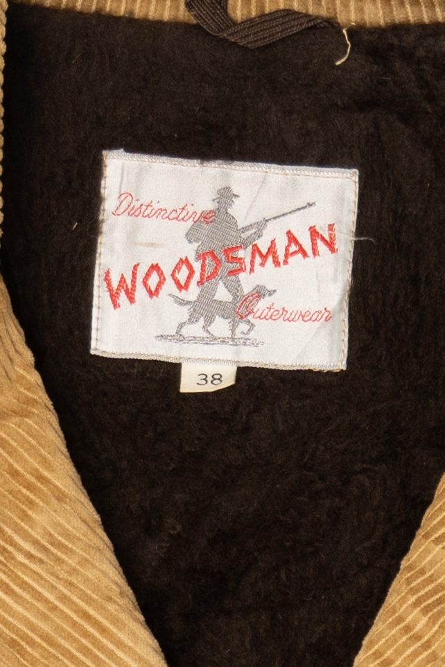 Vintage Distinctive Woodsman Corduroy Sherpa Lined Jacket (1970s)