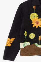 Vintage Reversal USA Sunflower Embroidered Lightweight Jacket (1990s)