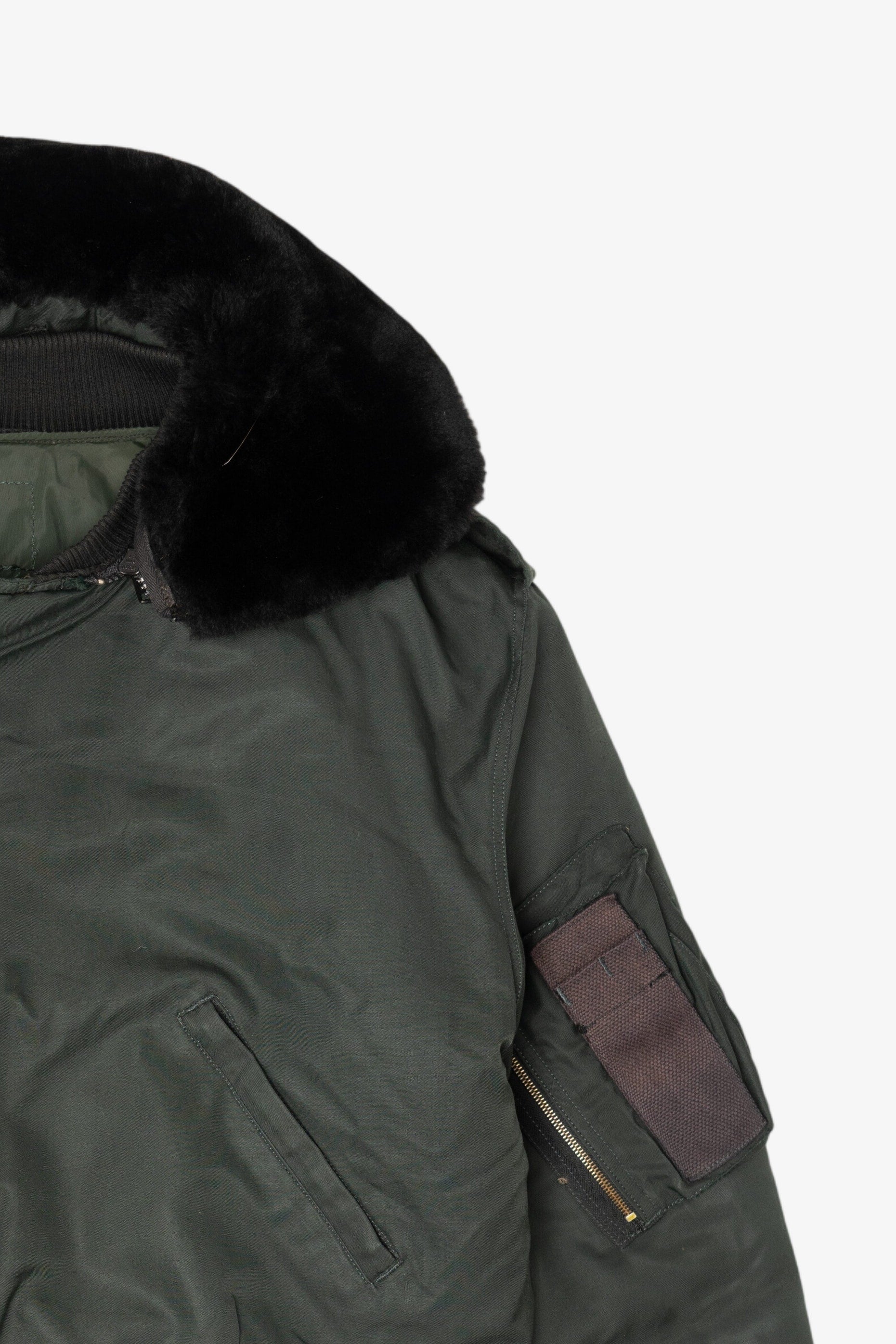 Vintage Green MilitaryBomber Jacket (1970s)