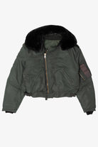 Vintage Green MilitaryBomber Jacket (1970s)