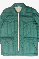 Vintage Green Lightweight Puff Jacket (1980s)