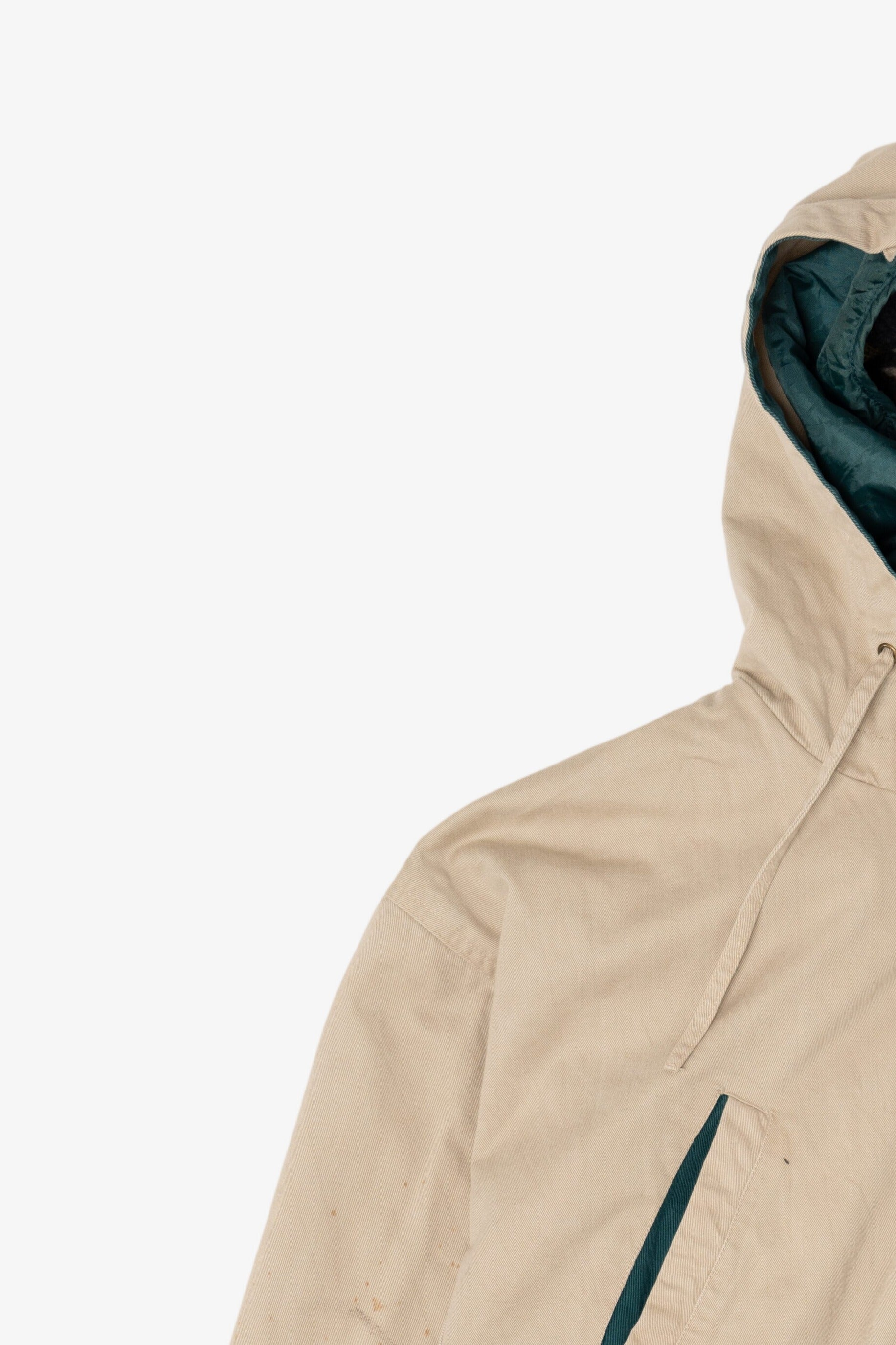 Vintage Beige Karizma Blanket Lined Hooded Jacket (1990s)