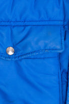 Vintage Swingster Michelin Man Patch Sleeve Spellout Puffer Jacket (1980s)