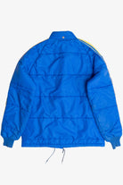 Vintage Swingster Michelin Man Patch Sleeve Spellout Puffer Jacket (1980s)