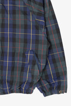 Vintage Blue Plaid Authentic Imports Hooded Jacket (1990s)