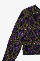 Vintage Beaded Embroidered Laurence Kazar Jacket (1980s)