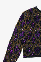 Vintage Beaded Embroidered Laurence Kazar Jacket (1980s)
