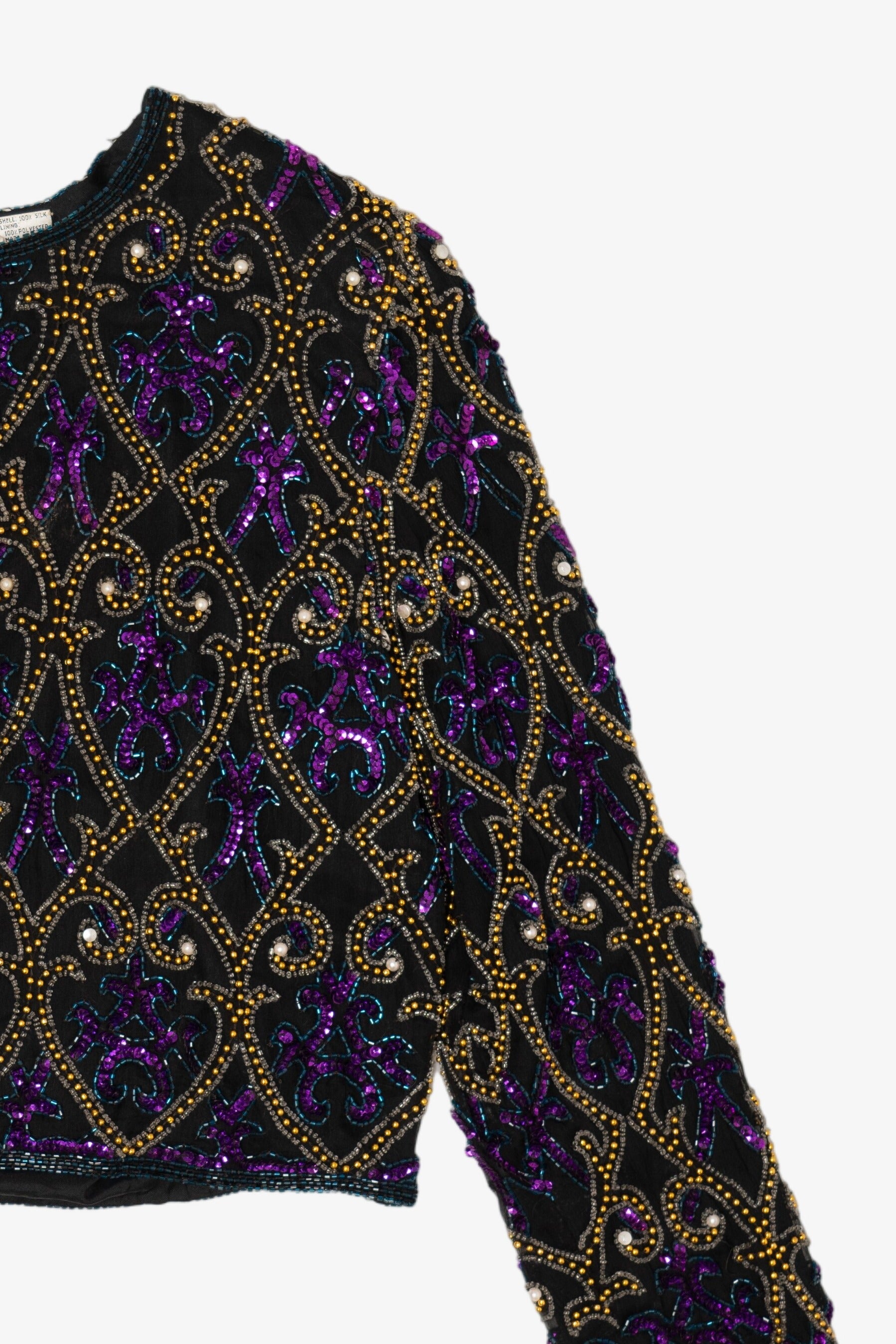 Vintage Beaded Embroidered Laurence Kazar Jacket (1980s)