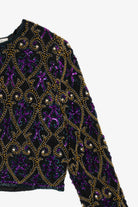 Vintage Beaded Embroidered Laurence Kazar Jacket (1980s)