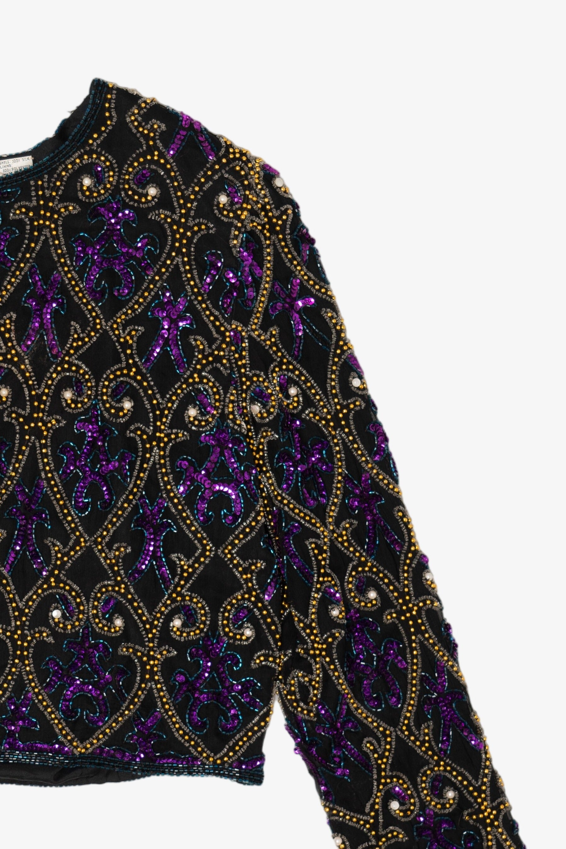 Vintage Beaded Embroidered Laurence Kazar Jacket (1980s)