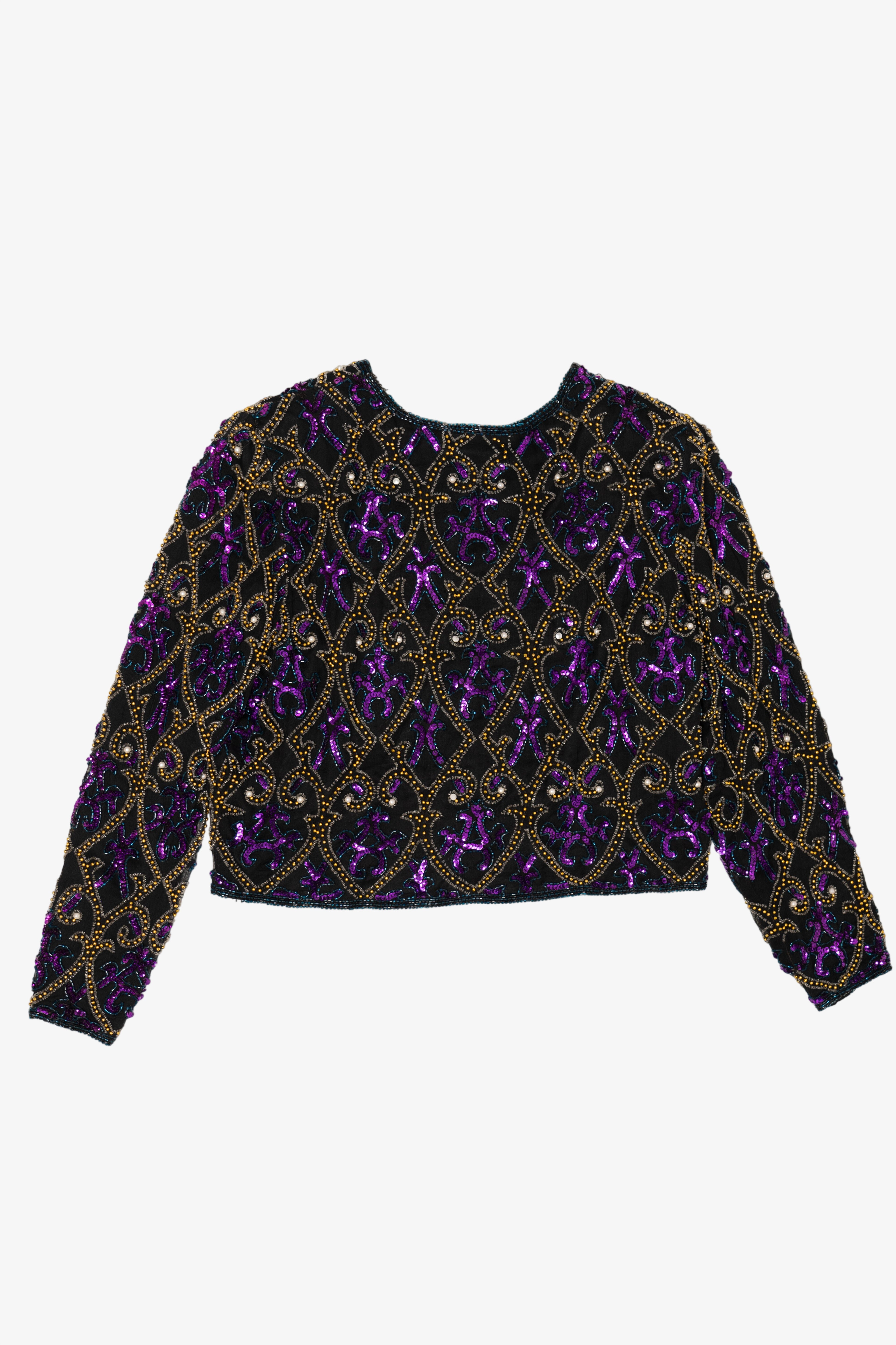Vintage Beaded Embroidered Laurence Kazar Jacket (1980s)