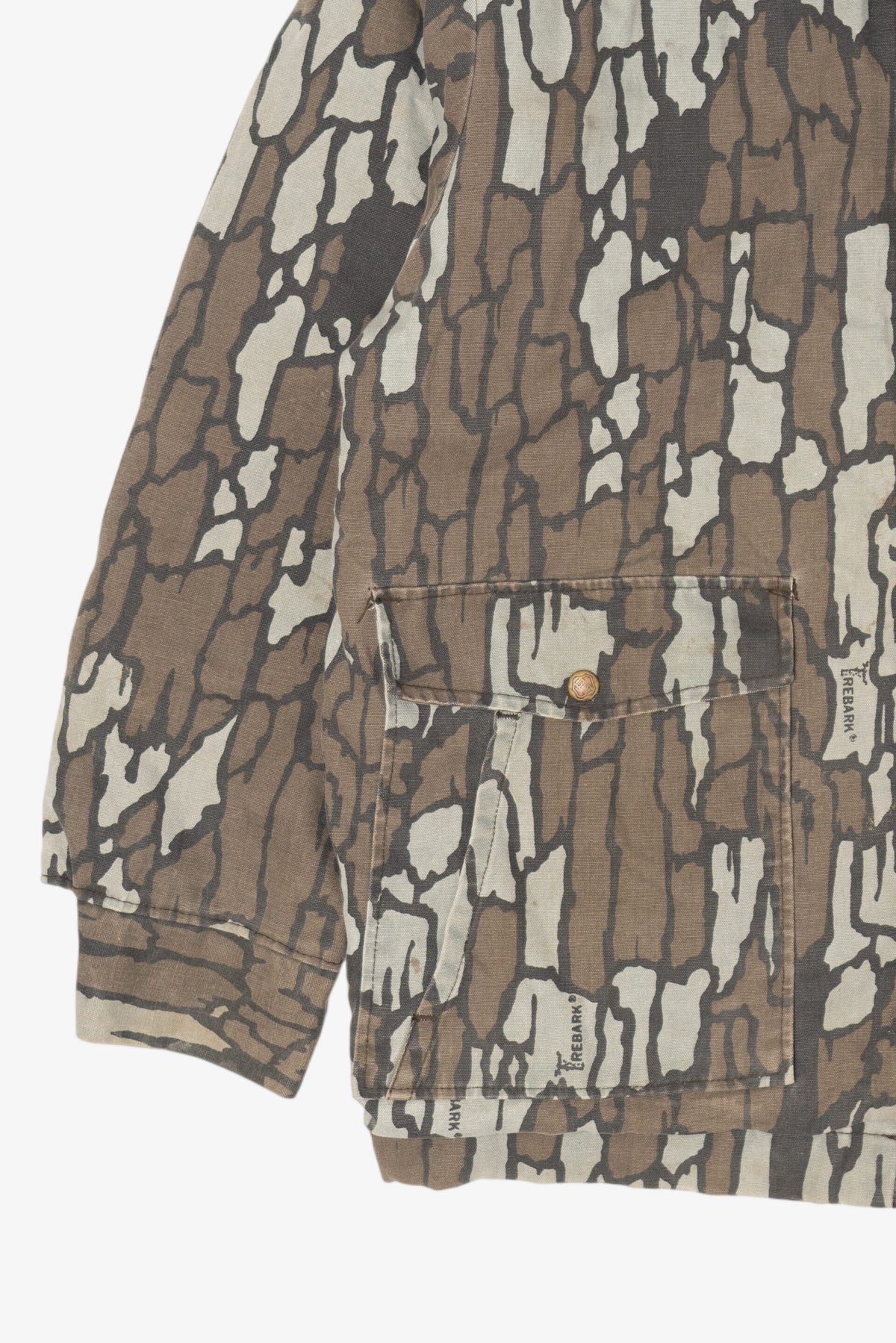 Vintage Jackets Tree Bark Camouflage Hunting Jacket (1990s)