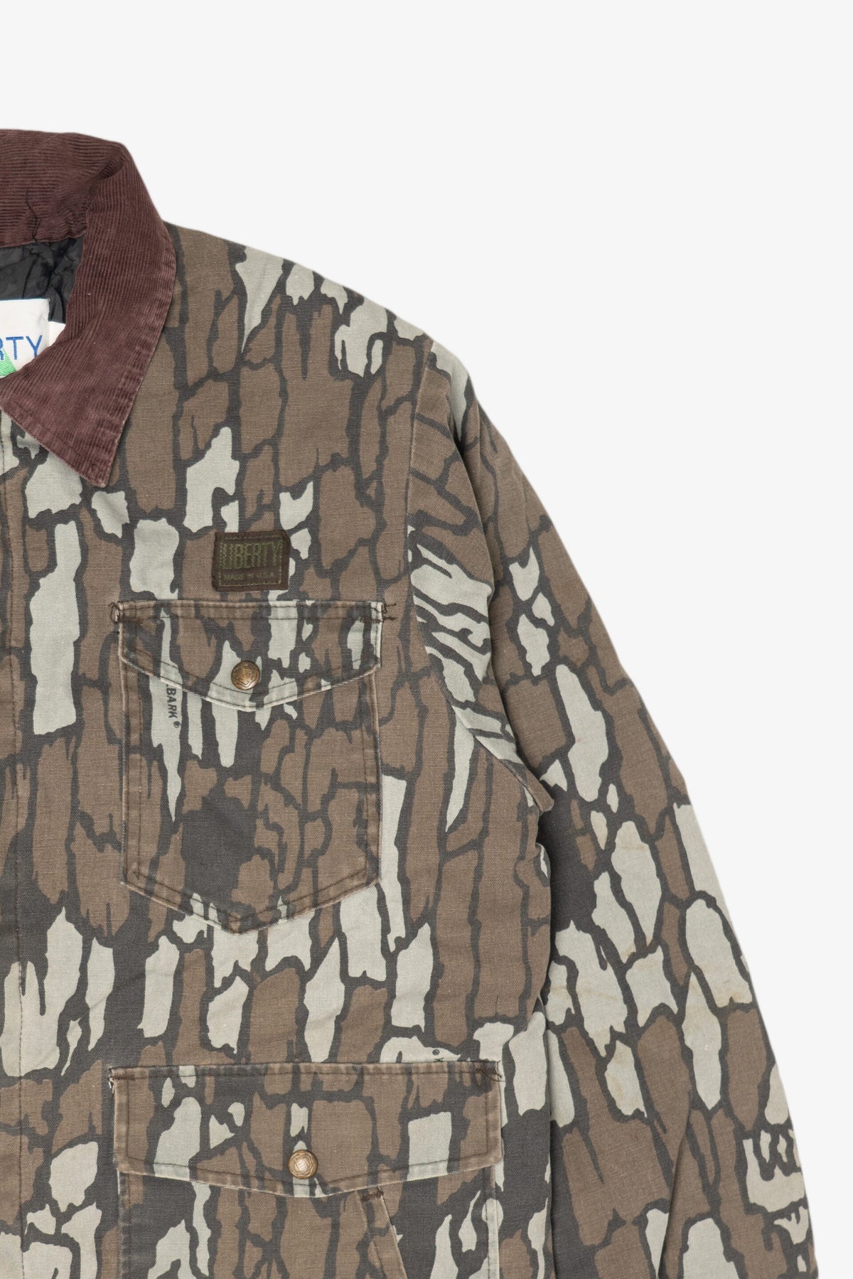 Vintage Jackets Tree Bark Camouflage Hunting Jacket (1990s)