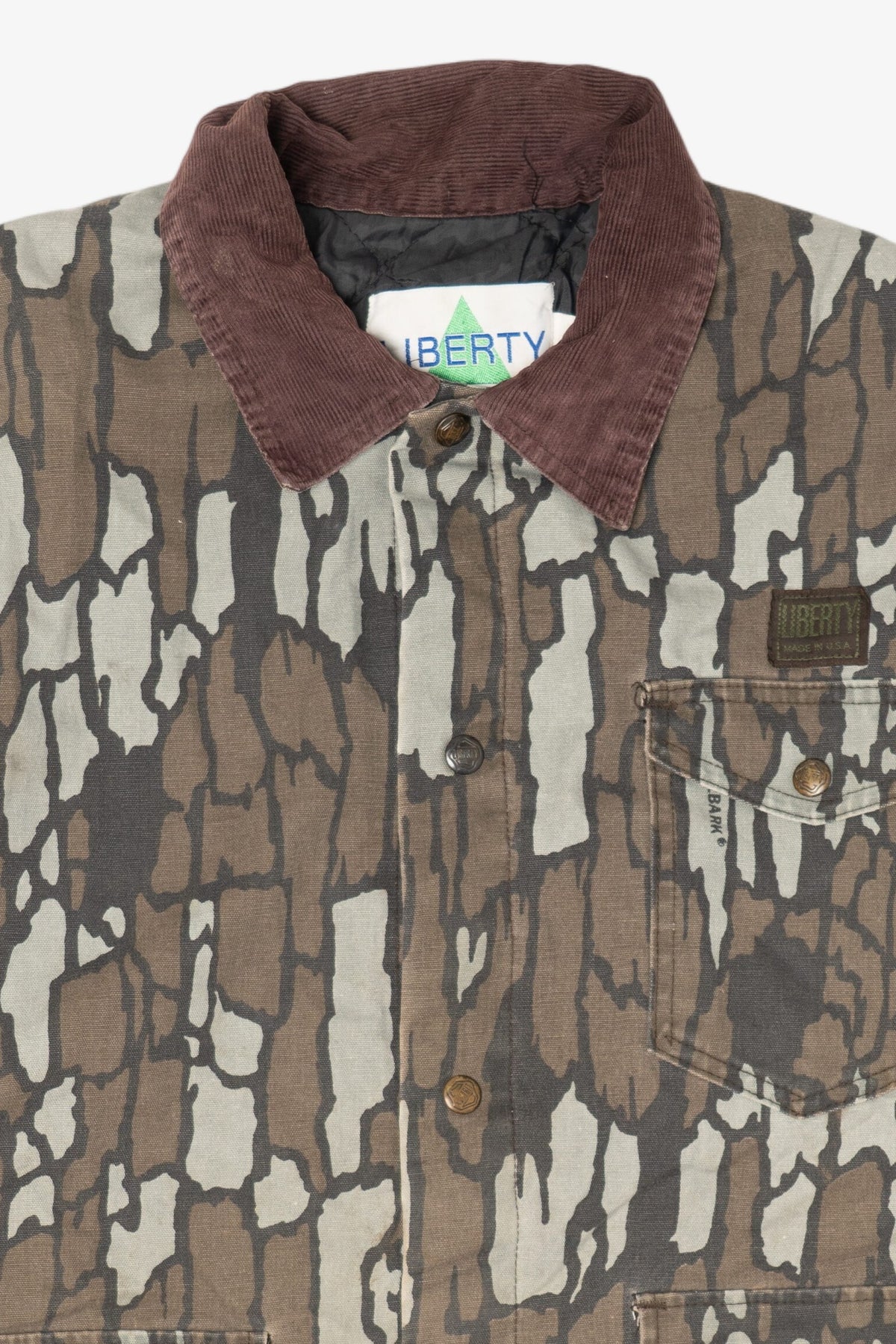 Vintage Jackets Tree Bark Camouflage Hunting Jacket (1990s)