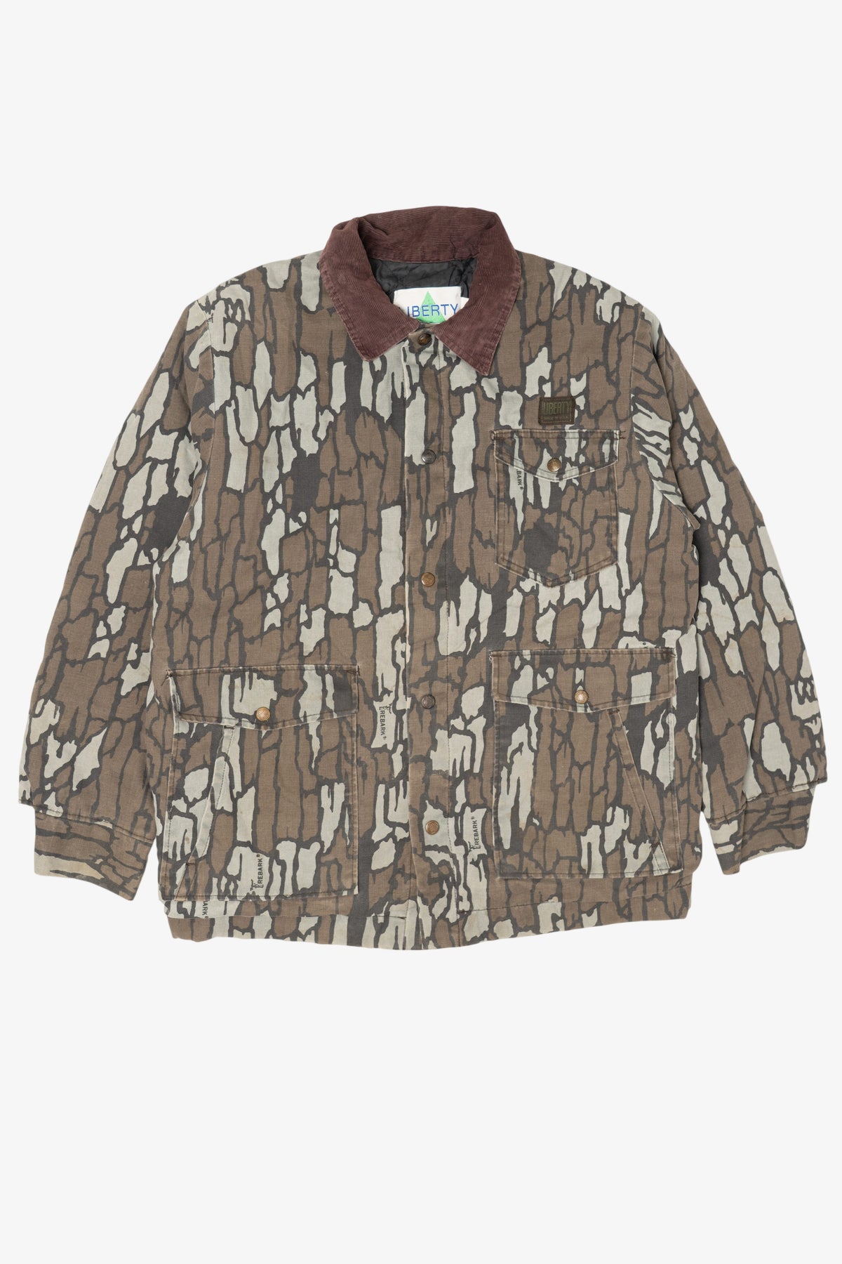 Vintage Jackets Tree Bark Camouflage Hunting Jacket (1990s)